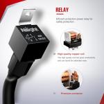 Nilight 16 AWG Wiring Harness Kit for ATVs