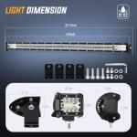 LikeSafe 32" LED Light Bar Kit with Pods
