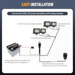 LikeSafe 32" LED Light Bar Kit with Pods