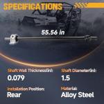 Polaris RANGER Drive Shaft Propeller for 2015-2019