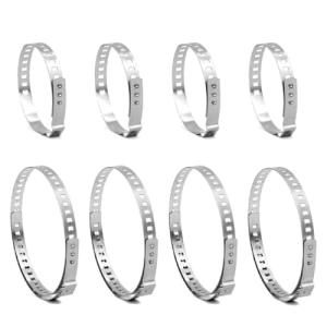 UTSAUTO 8PCS Adjustable CV Joint Boot Clamps