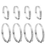 UTSAUTO 8PCS Adjustable CV Joint Boot Clamps