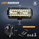 LikeSafe 12V 120W LED Off-Road Light Set