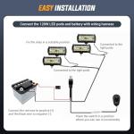 LikeSafe 12V 120W LED Off-Road Light Set