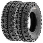 SunF 21x7-10 & 20x10-9 Knobby Sport Tires Set