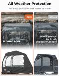KEMIMOTO Universal ATV Cab Enclosure with Gloves