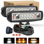 Nilight 6-Inch LED Light Pods with Dual Control
