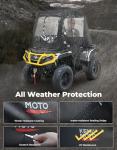 KEMIMOTO Universal ATV Cab Enclosure with Gloves