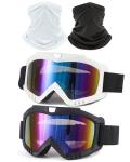 Immoono 2-Pack ATV and Dirt Bike Goggles