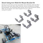 4-Piece Weld-On Shock Mount Bracket Kit for ATVs