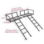Adjustable Gelacie Truck Bed Rack for ATV/UTV