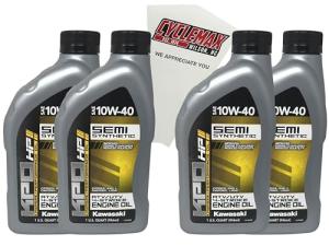 Kawasaki KPO Semi Synthetic ATV Oil Four Pack