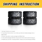 All Terrain ATV UTV Tire Set 25x8-12, 25x10-12