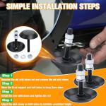 Heavy Duty Snow Plow Skid Shoes for ATV/UTV