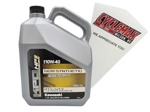 Kawasaki ATV/UTV Engine Oil 10W40 with Funnel