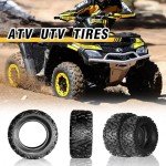 All Terrain ATV UTV Tire Set 25x8-12, 25x10-12