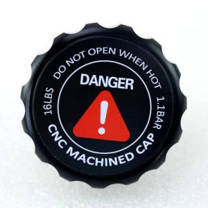 CNC Machined Radiator Cap for ATV and Motorcycle