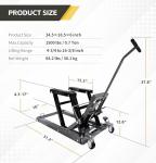 Portable Hydraulic ATV/UTV Scissor Lift Jack 1500 lbs