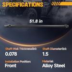 ATVMaster Front Drive Shaft for Polaris RZR