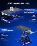Orion Motor Tech 1100lb Motorcycle Scissor Lift Jack