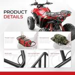 ALMULOO Steel Rear Rack for Can-Am Renegade