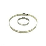 Stainless Steel Universal Adjustable AXLE CV Joint Boot Crimp Clamp Kit,24PCS(12pcs Small+ 12pcs Large)