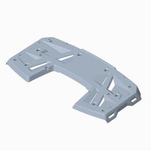 Polaris ATV Gloss Black Rear Rack Assembly