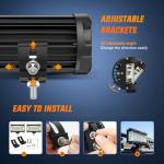 Nilight 5.5 Inch LED Light Bar with Wiring Kit