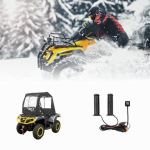 KEMIMOTO Universal ATV Cab Enclosure with Heated Grips