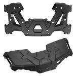A & UTV PRO ATV Front Rack & Rear Rack Kit for Polaris Sportsman 570 450 Accessories 2017-2020, 2022-2024 Touring 570 Storage Cover Lid Rear Rack Assembly Kit, Replace OEM # 2636440-070, 2635059-070