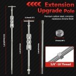 limontek Inner CV Axle Puller Removal Tool with Slide Hammer & 48mm 63mm CV Joint Fork Adapter, Front Wheel Drive Axle Puller Slide Hammer Set