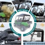 Kawasaki Teryx 4 Soft Upper Doors & Rear Panel