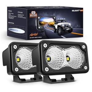Nilight 3-Inch LED Offroad Flood Light Pods