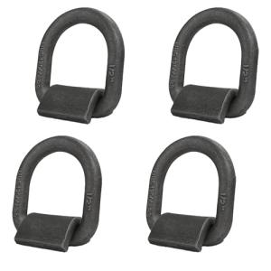 Heavy Duty 1/2" Steel D-Rings for Tiedowns