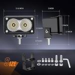 Nilight 3-Inch LED Offroad Flood Light Pods