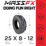 MASSFX 25" All-Terrain ATV/UTV Tire Set