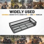 ATV Front Cargo Basket Luggage Carrier Rack