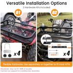 Heavy Duty Steel ATV Front Cargo Basket
