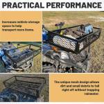 ATV Front Cargo Basket Luggage Carrier Rack