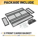 ATV Front Cargo Basket Luggage Carrier Rack