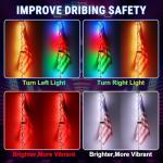 RGB LED Whip Lights with Remote Control - 2 Pack