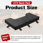 Universal Water-Resistant ATV Rack Pad with Straps