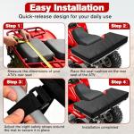 Universal Water-Resistant ATV Rack Pad with Straps