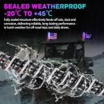 Nilight 2FT RGB LED Whip Light with Bluetooth