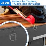 Jevie 3/8" Forged Steel D Rings - 5,000 lbs Capacity
