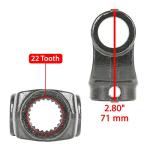 Caltric Drive Train Prop Shaft Yoke for Polaris RZR