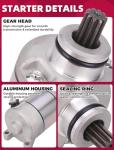 Honda TRX450R/TRX450ER ATV Starter 2006-2014