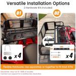 Universal Heavy Duty ATV Rear Cargo Basket Rack