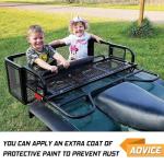 Universal Heavy Duty ATV Rear Cargo Basket Rack