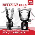 ATV Clamp-on Gun Holder with Rubber Straps